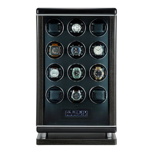 12 Watch Winder for Automatic Watches for men with BioMetric Technology by Tempus