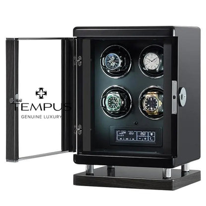 4 Watch Winder for Automatic Watches with BioMetric Technology by Tempus