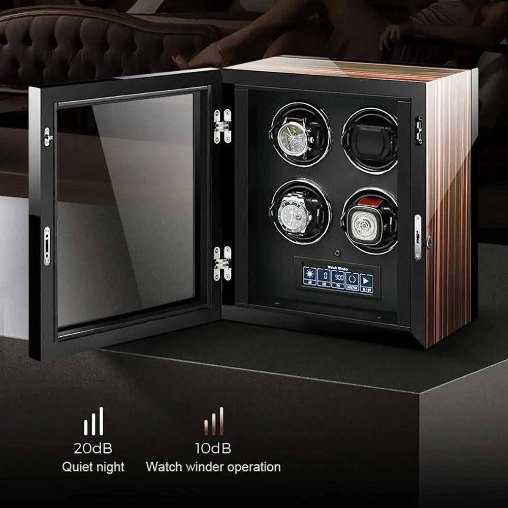 Tempus 4 Watch Winder for Automatic Watches with Touch Screen