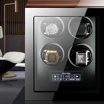 Tempus 4 Watch Winder for Automatic Watches with Touch Screen